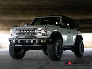Ford Bronco Front Bull Bar - Factory Bumper - DV8 Ford Bronco Front Bull Bar - Factory Bumper - DV8